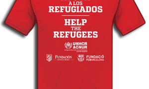 Camiseta en favor de los refugiados